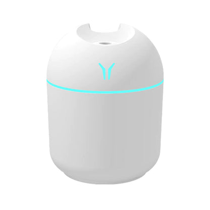 300ml Ultrasonic Aroma Essential Oil Diffuser: Mini USB-Powered Humidifier with Auto Shut-Off & LED Light for Home and Car Use