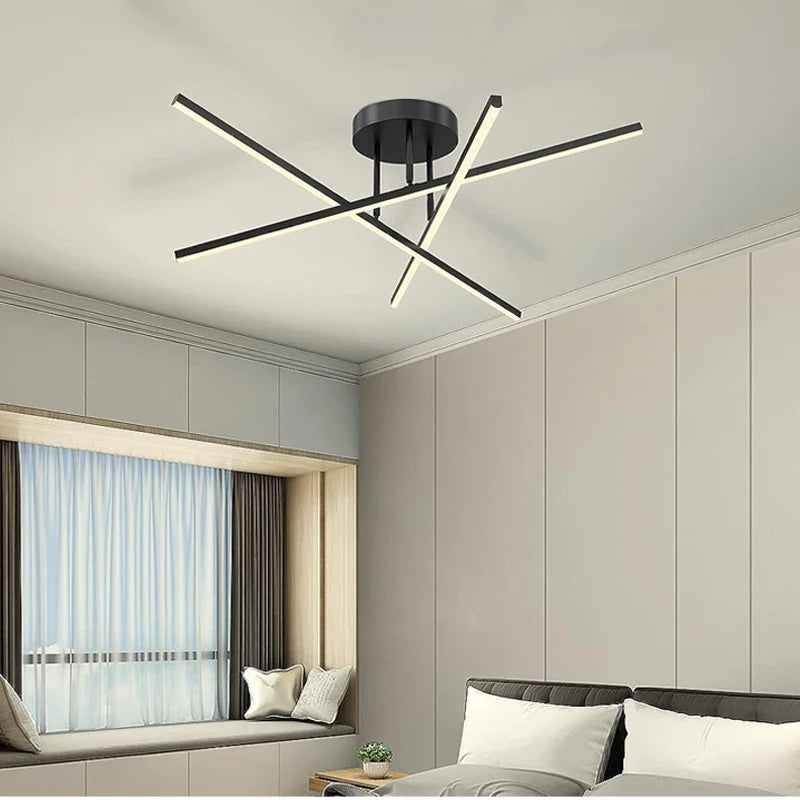 Nordic Modern LED Ceiling Lamp for Living Room Dining Room Bedroom Lights