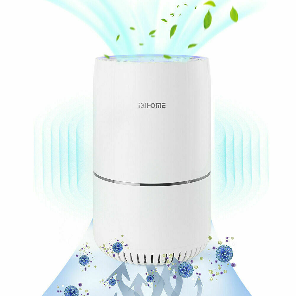 Air Purifier with HEPA & Active Carbon Filter Home Air Cleaner Noise Reduction