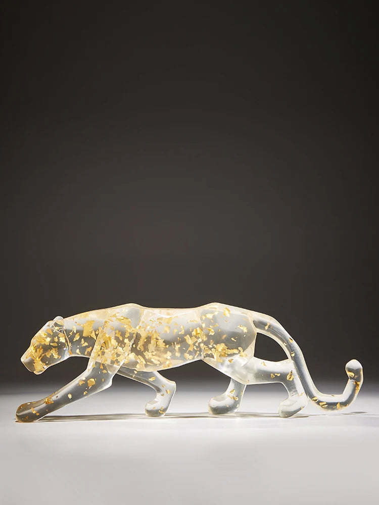 Luxury Leopard Décor: Modern Home & Office Art Crafts for Stylish Living