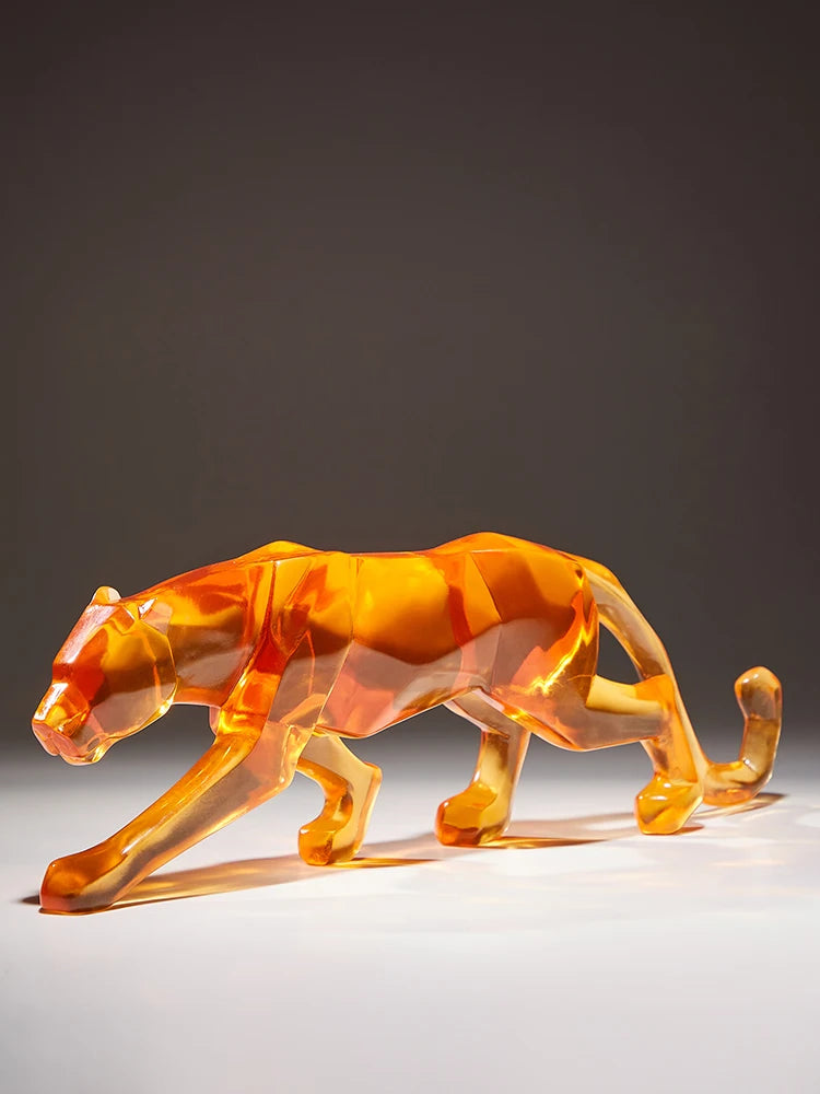 Luxury Leopard Décor: Modern Home & Office Art Crafts for Stylish Living