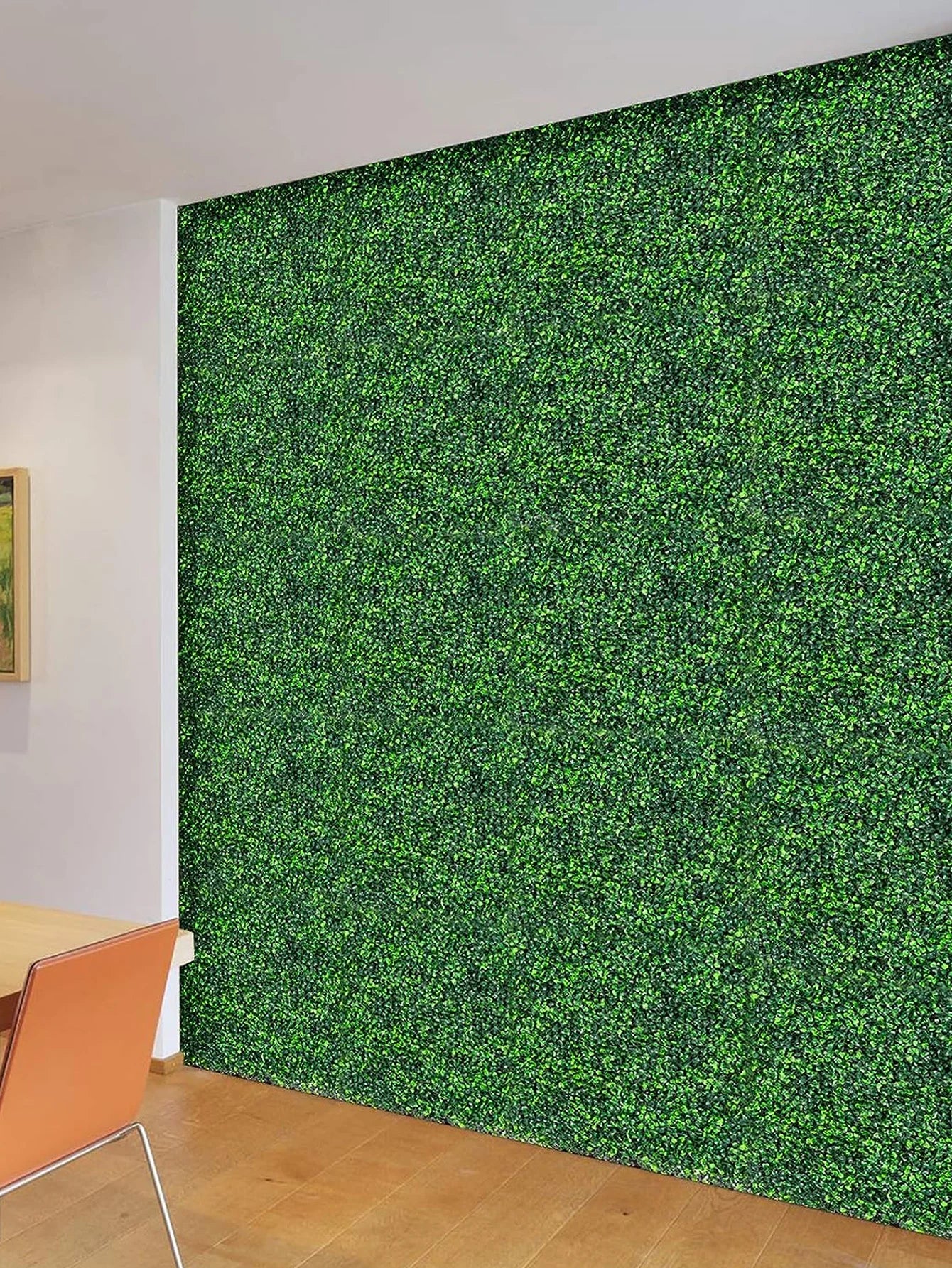 1Pc Artificial Plant Milan Grass Privacy Screen Wall Panels Eucalyptus Lawn Outdoor Indoor Garden Fence Wedding Background Decor